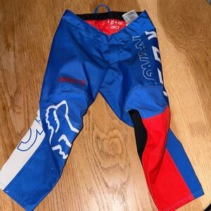 Kids Blue and Red Racing Pants